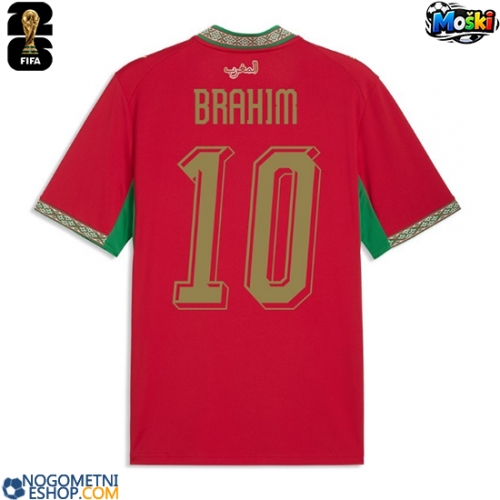 Moški Nogometni dresi Maroko Brahim Diaz #10 Domači SP 2026 Kratek Rokav